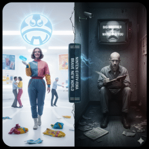 entre un mundo feliz y 1984