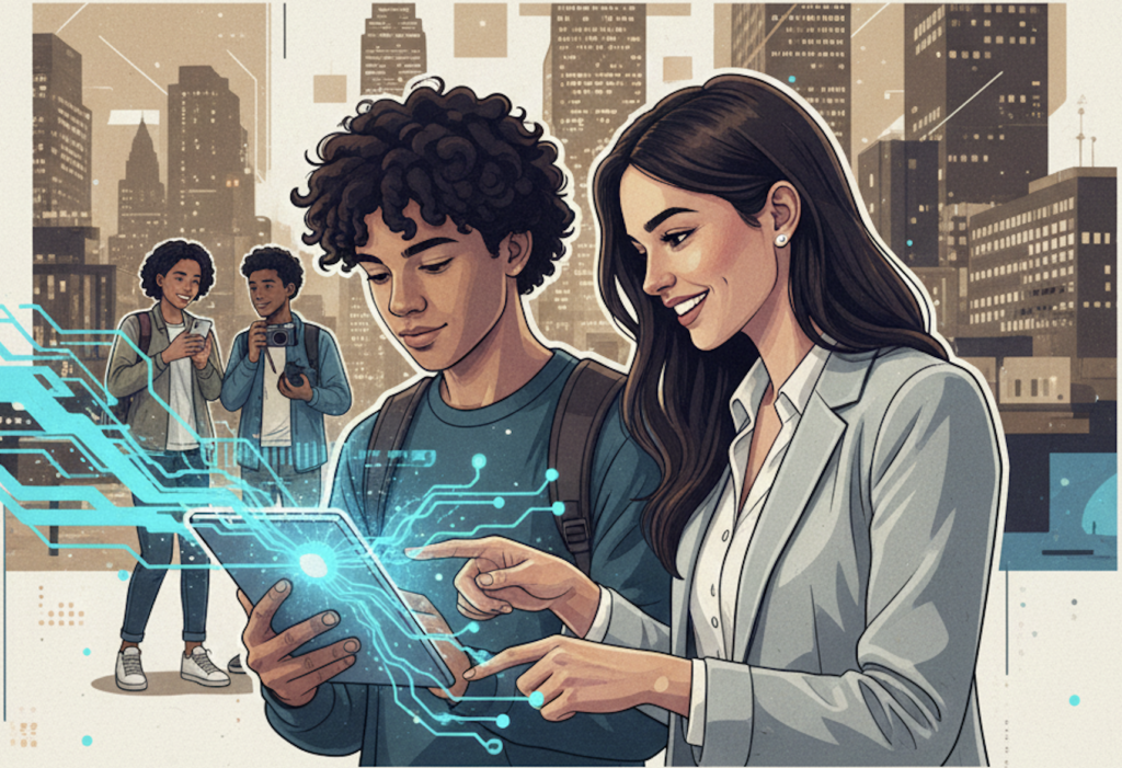 De la Gran Manzana a los Algoritmos: Una Charla sobre Viajes y Tecnología