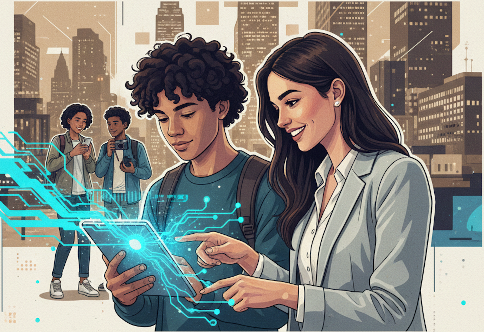 De la Gran Manzana a los Algoritmos: Una Charla sobre Viajes y Tecnología